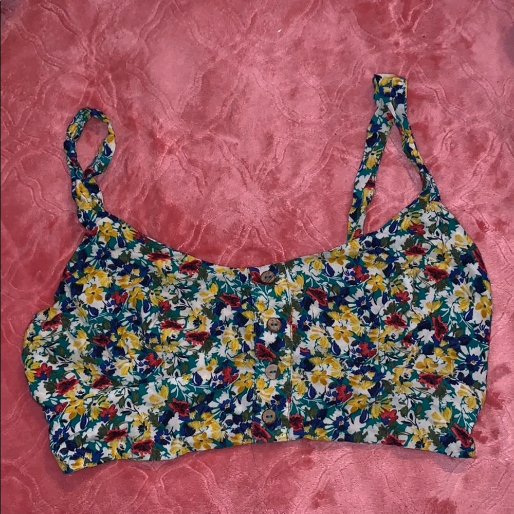 Floral crop top